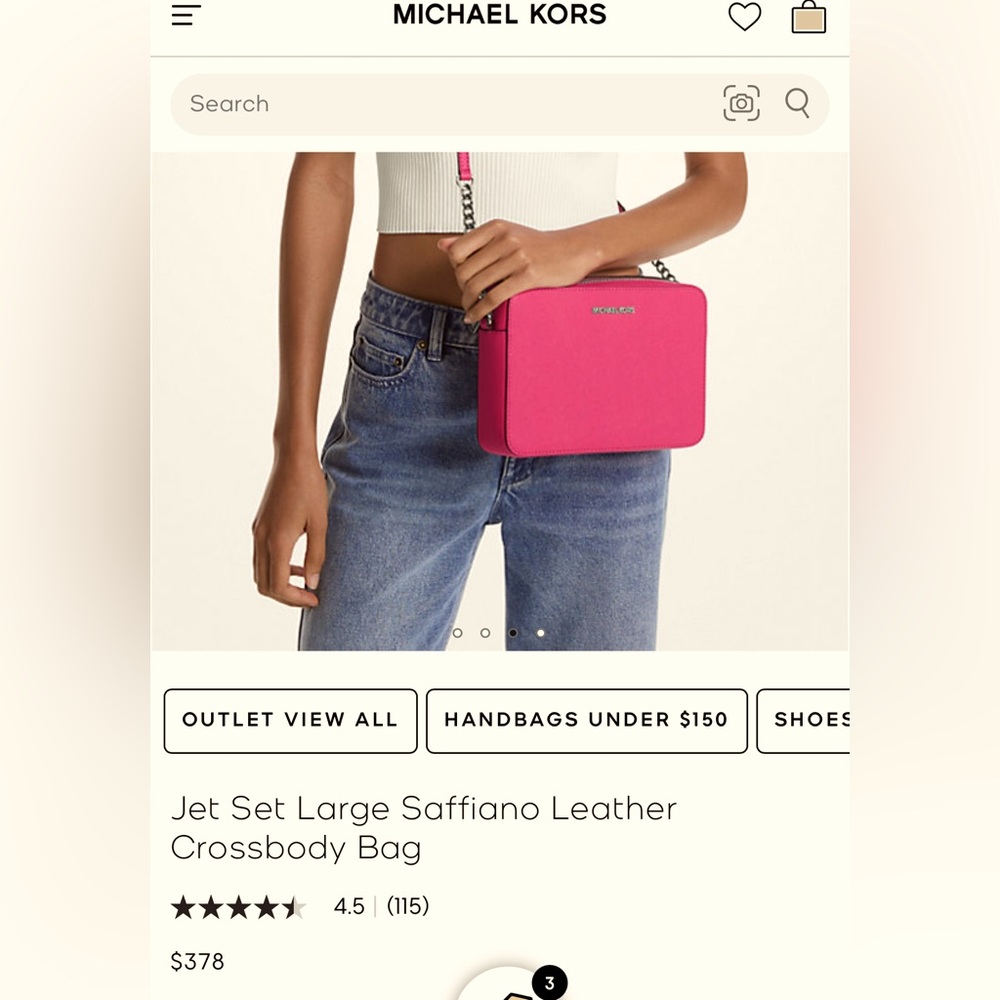 New Micheal Kors cross body bag